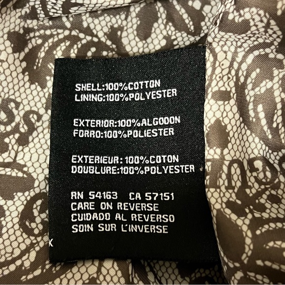 Guess Lined Green Utility Jacket Size Small - Picture 5 of 10